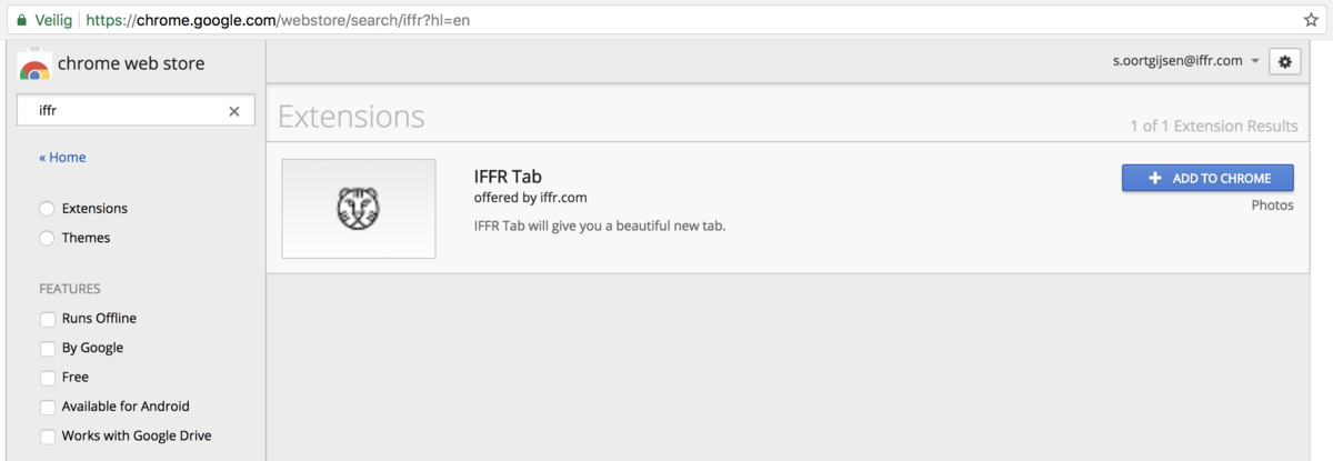 How to install IFFR Tab